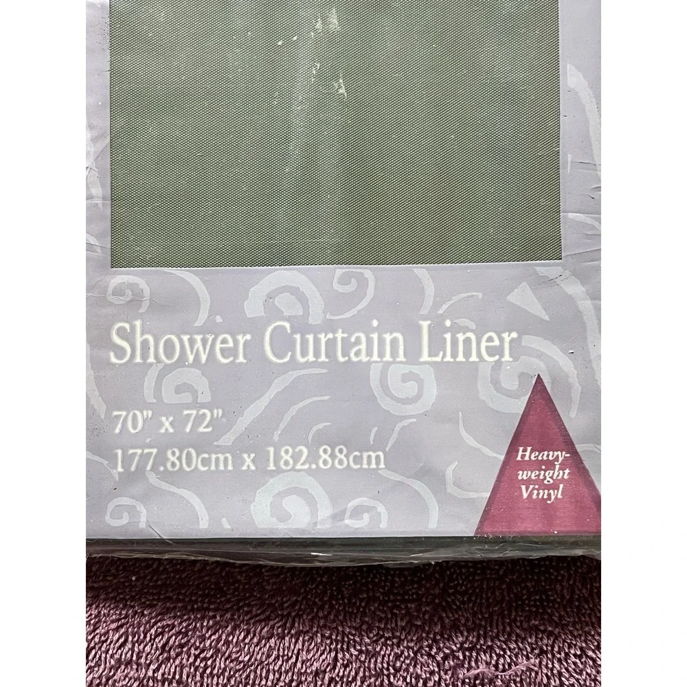 VTG Jubilee Heavy Weight Vinyl Shower Curtain  Liner 70